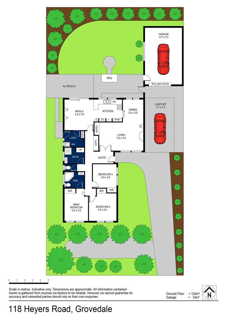 Floorplan of Homely house listing, 118 Heyers Road, Grovedale VIC 3216