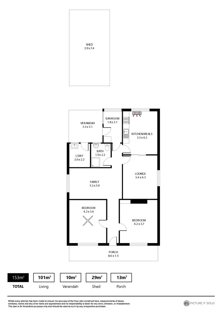 Floorplan of Homely house listing, 80 Kintore Street, Thebarton SA 5031