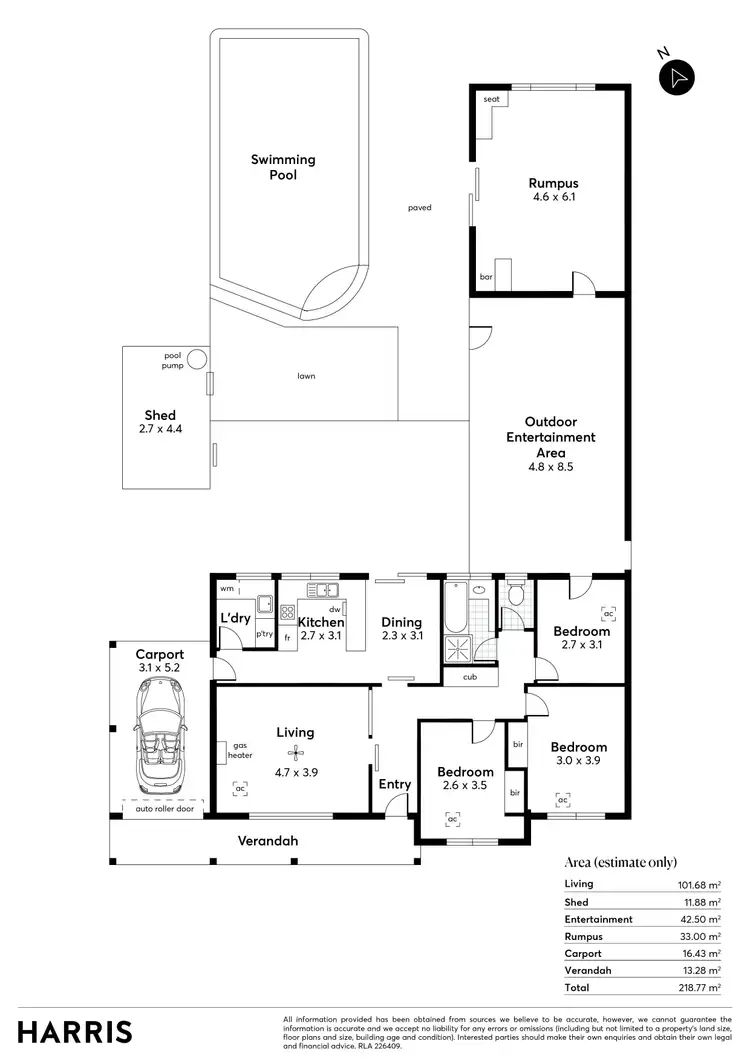 Floorplan of Homely house listing, 13 Coventry Drive, Athelstone SA 5076