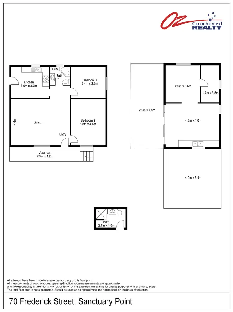 Floorplan of Homely house listing, 70 Frederick Street, Sanctuary Point NSW 2540