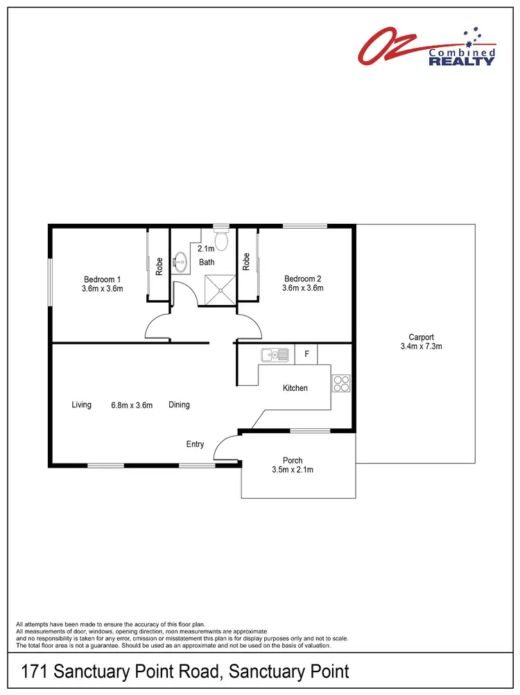 Floorplan of Homely house listing, 171 Sanctuary Point Road, Sanctuary Point NSW 2540