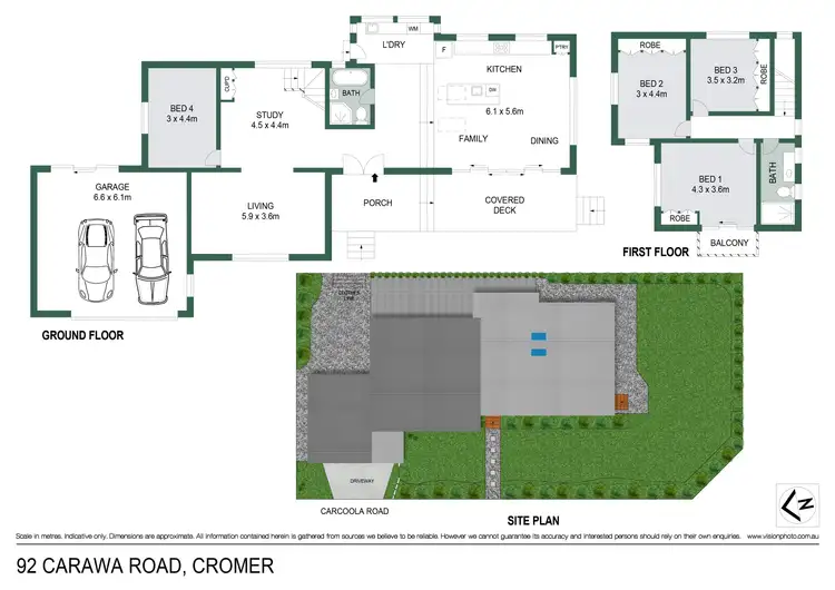 Floorplan of Homely house listing, 92 Carawa Road, Cromer NSW 2099