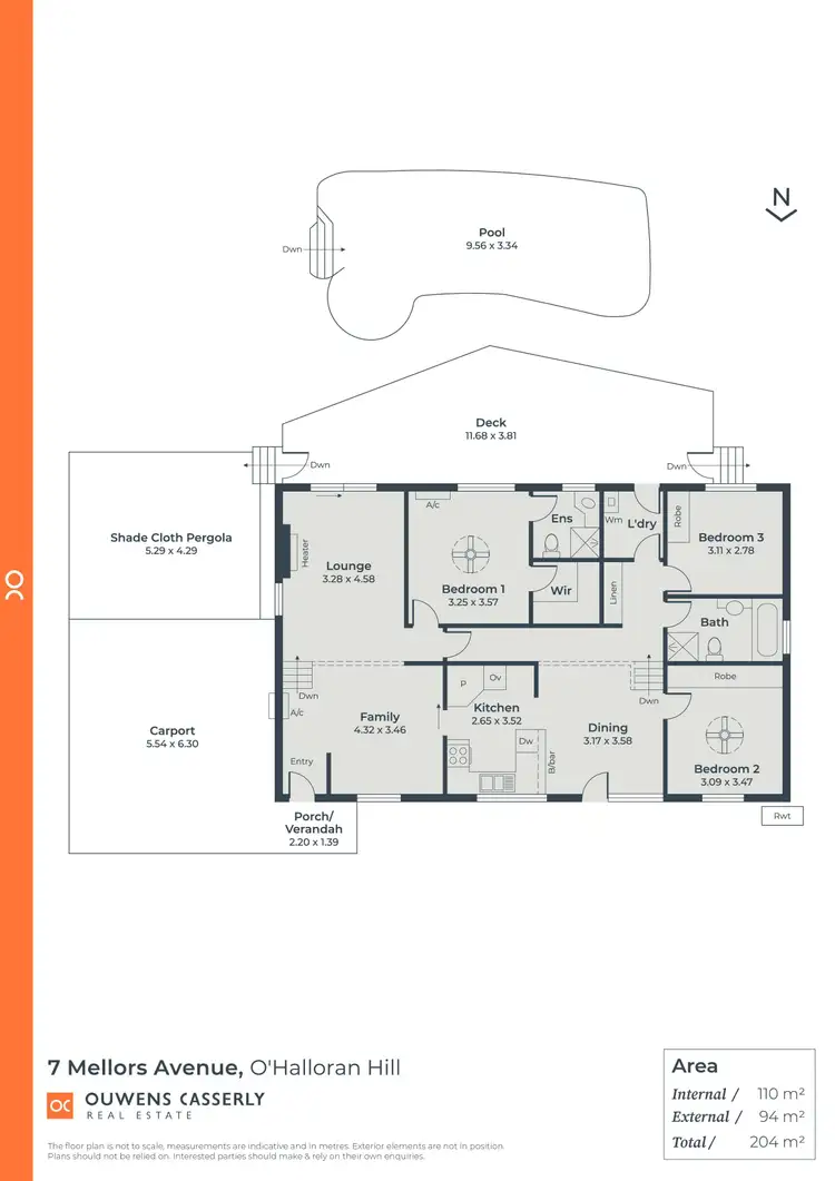 Floorplan of Homely house listing, 7 Mellors Avenue, O'halloran Hill SA 5158