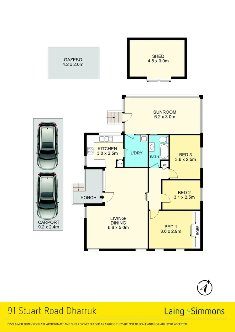 Floorplan of Homely house listing, 91 Stuart Road, Dharruk NSW 2770