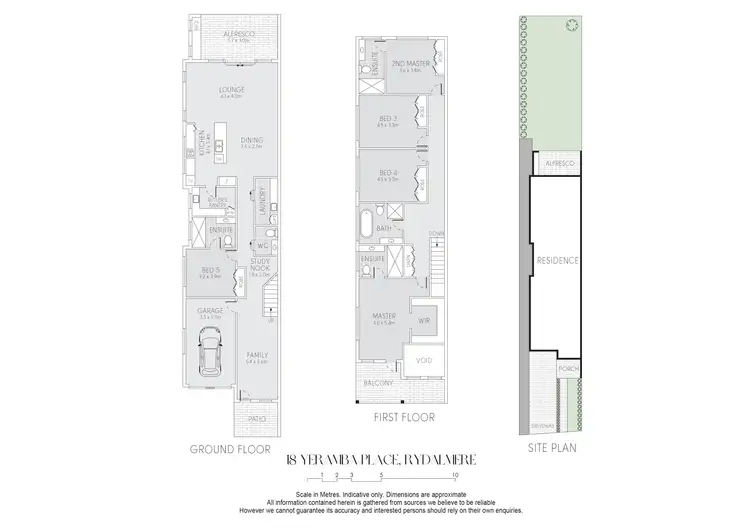 Floorplan of Homely semi-detached listing, 18 Yeramba Place, Rydalmere NSW 2116