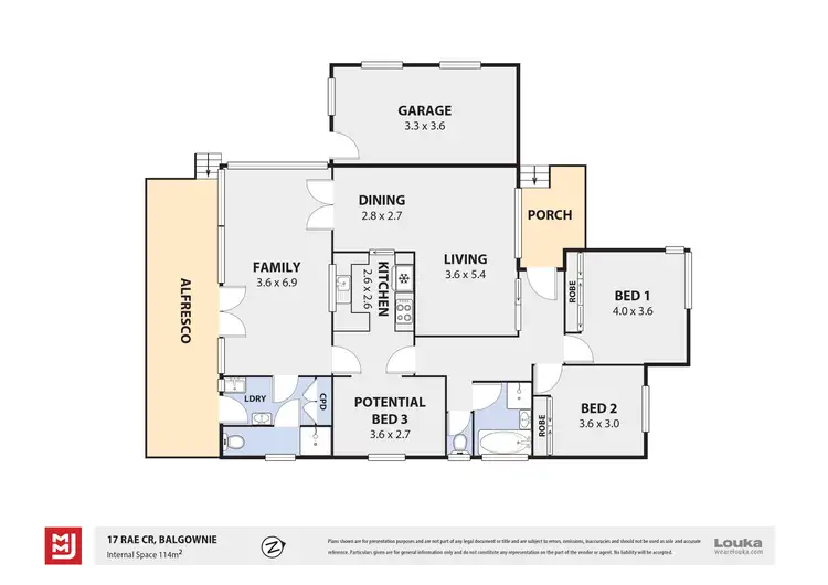 Floorplan of Homely house listing, 17 Rae Crescent, Balgownie NSW 2519