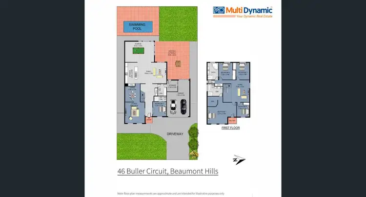 Floorplan of Homely house listing, 46 Buller Circuit, Beaumont Hills NSW 2155