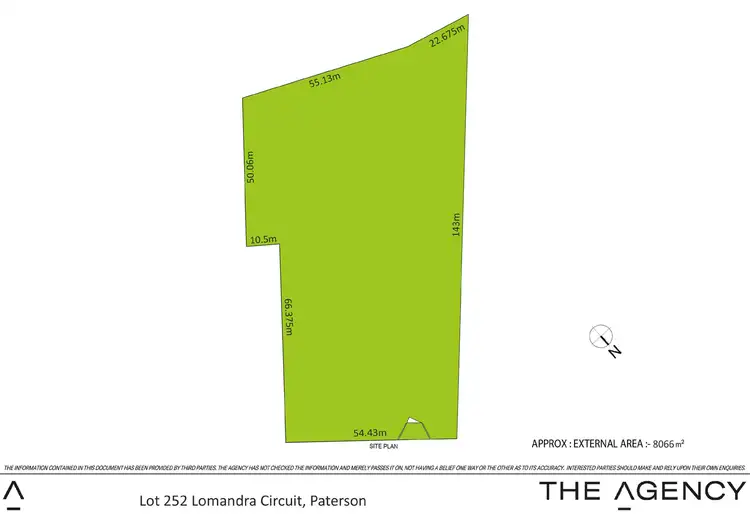 Floorplan of Homely land listing, 67 Lomandra Circuit, Paterson NSW 2421
