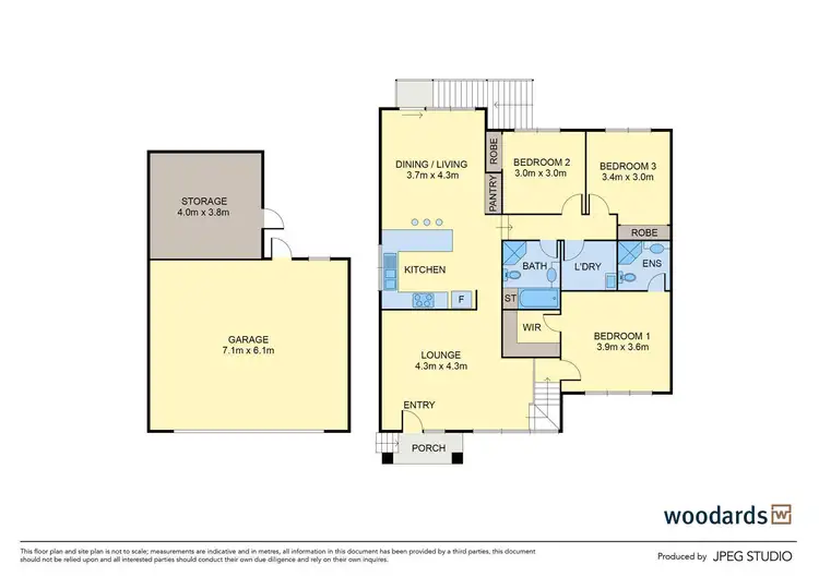 Floorplan of Homely townhouse listing, 2/73 Aitken Street, Gisborne VIC 3437