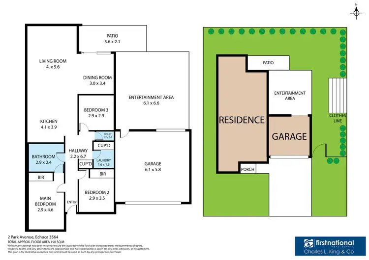 Floorplan of Homely house listing, 2 Park Avenue, Echuca VIC 3564