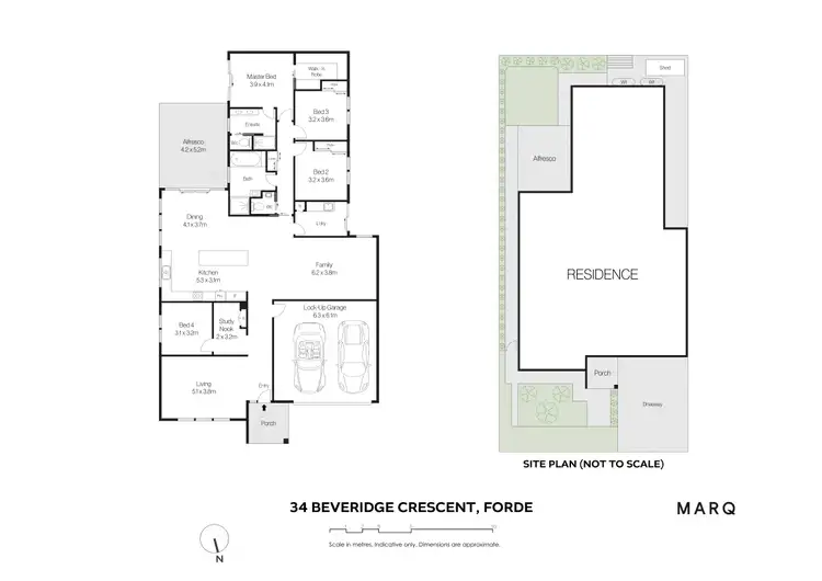 Floorplan of Homely house listing, 34 Beveridge Crescent, Forde ACT 2914