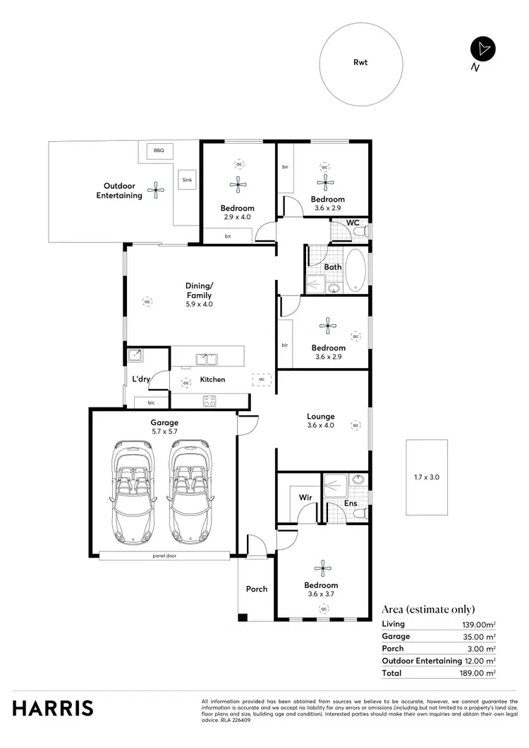 Floorplan of Homely house listing, 5 Matthews Street, Strathalbyn SA 5255