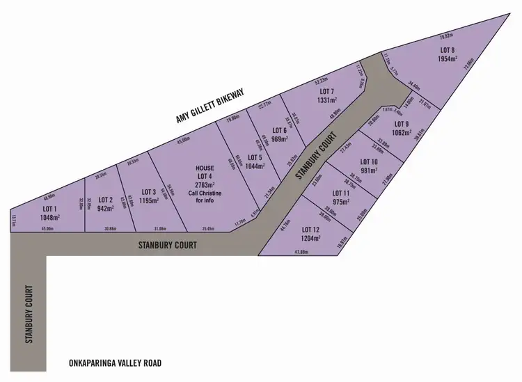 Floorplan of Homely land listing, 74-76 Onkaparinga Valley Road, Charleston SA 5244