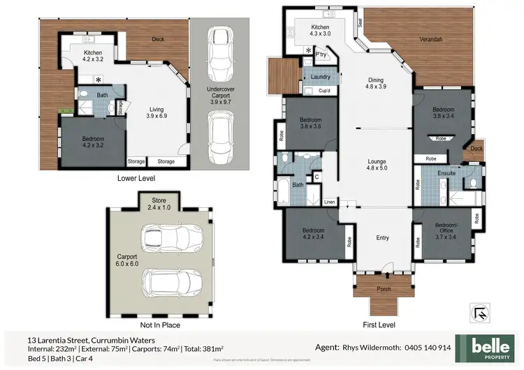Floorplan of Homely house listing, 13 Larentia Street, Currumbin Waters QLD 4223