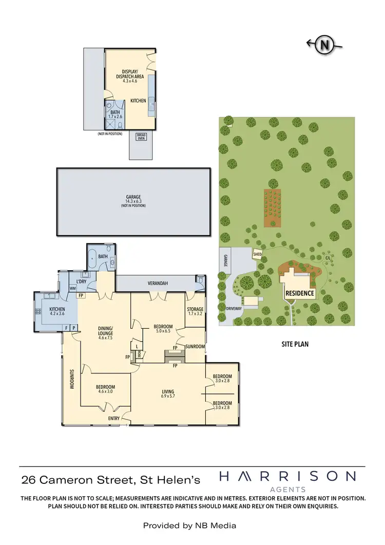 Floorplan of Homely house listing, 26 Cameron Street, St Helens TAS 7216