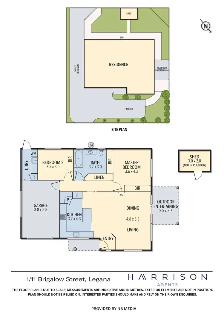 Floorplan of Homely house listing, 1/11 Brigalow Street, Legana TAS 7277