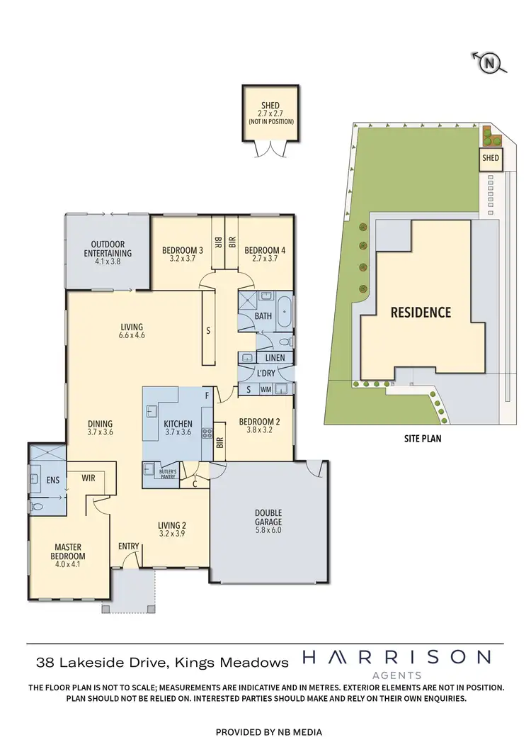 Floorplan of Homely house listing, 38 Lakeside Drive, Kings Meadows TAS 7249
