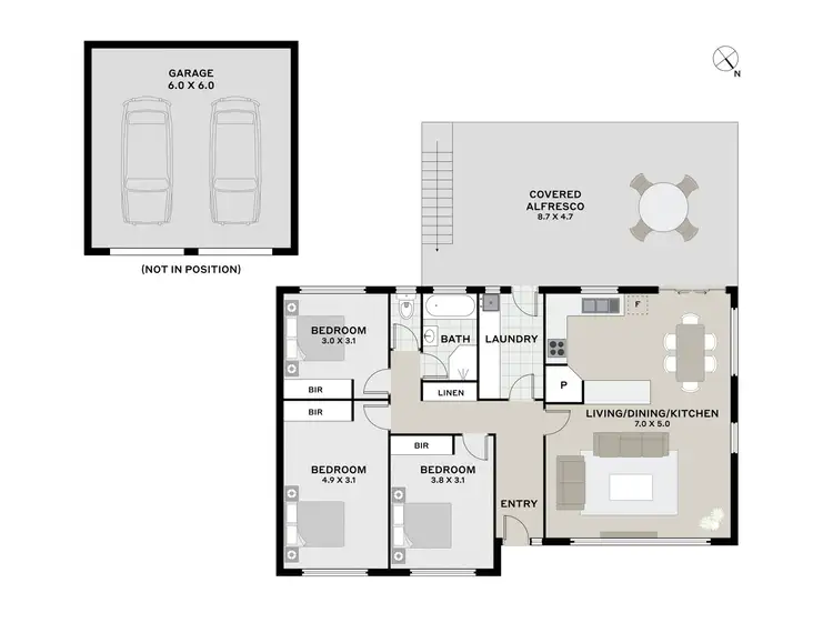Floorplan of Homely house listing, 16 Van Diemen Avenue, Summerhill TAS 7250