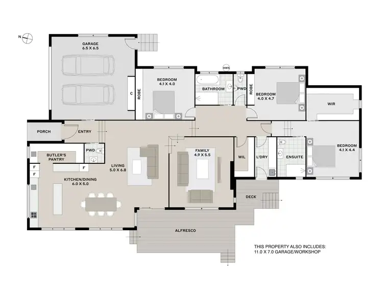 Floorplan of Homely house listing, 13 Amali Court, West Launceston TAS 7250