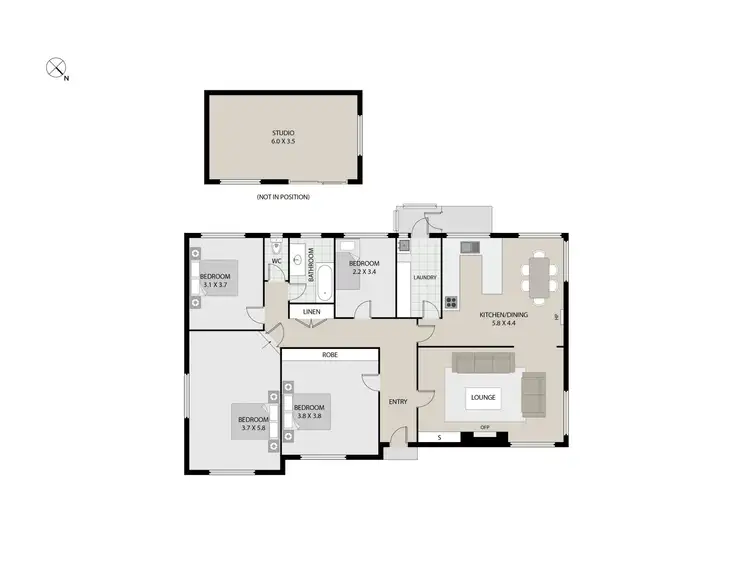 Floorplan of Homely house listing, 11 Egan Street, Newnham TAS 7248