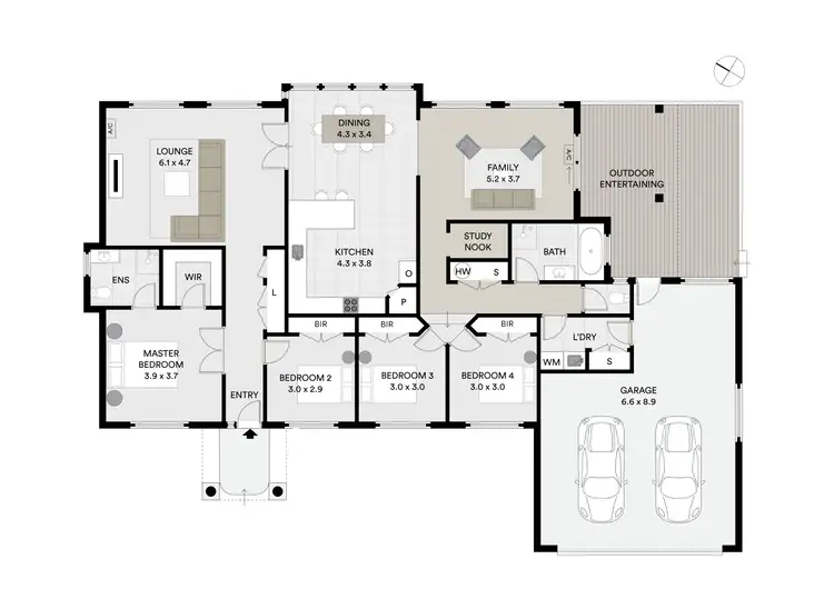 Floorplan of Homely house listing, 34 Skyline Avenue, Grindelwald TAS 7277