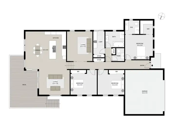 Floorplan of Homely house listing, 11 Haradli Court, Newstead TAS 7250