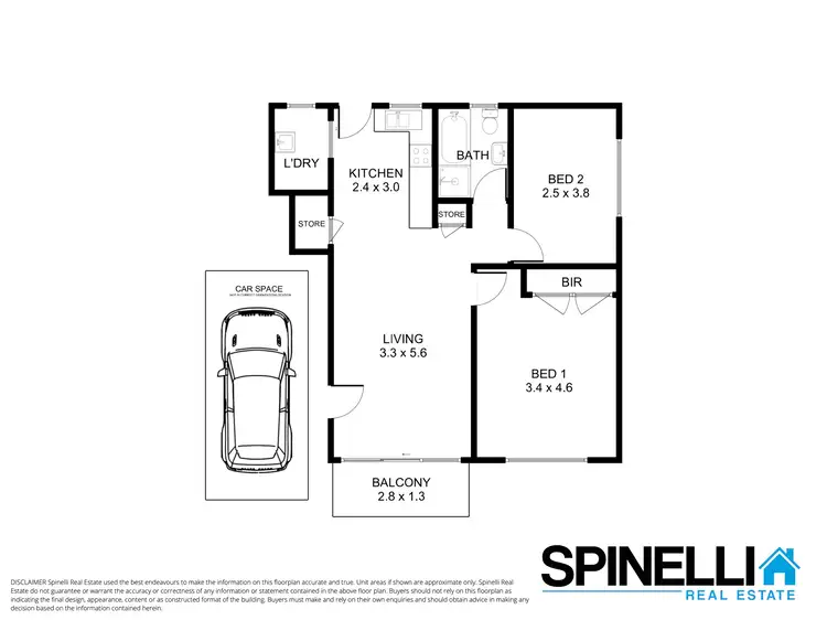 Floorplan of Homely unit listing, 5/11 Windle Street, Lake Illawarra NSW 2528
