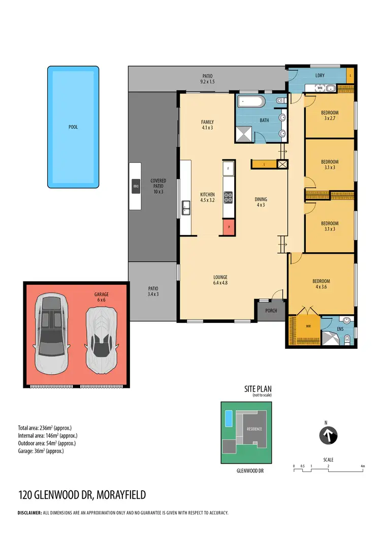 Floorplan of Homely house listing, 120 Glenwood Drive, Morayfield QLD 4506