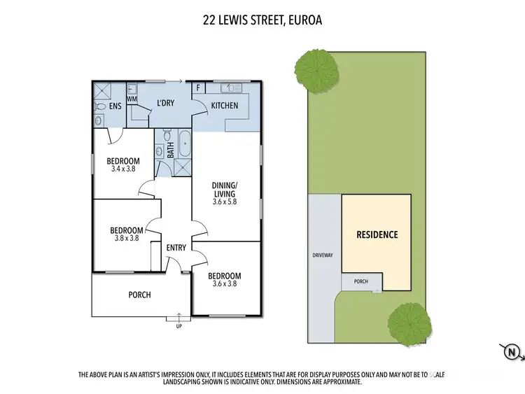Floorplan of Homely house listing, 22 Lewis Street, Euroa VIC 3666