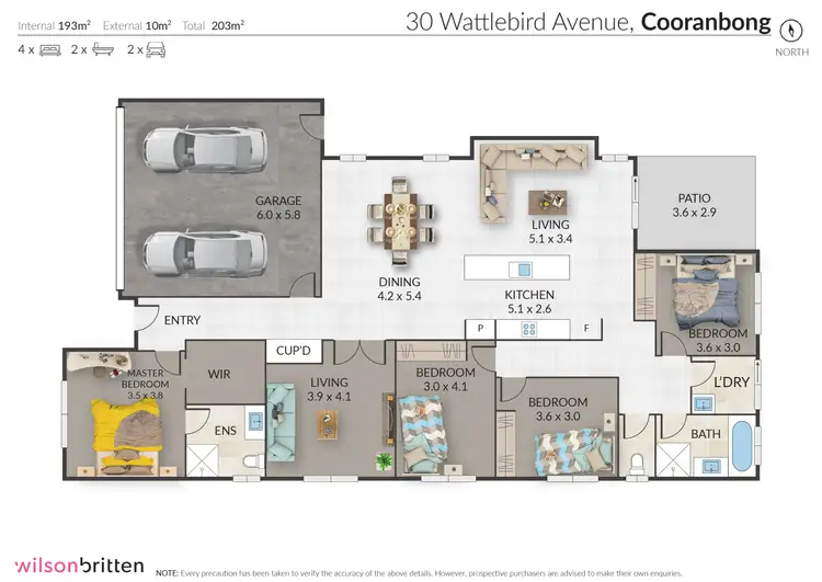 Floorplan of Homely house listing, 30 Wattlebird Avenue, Cooranbong NSW 2265