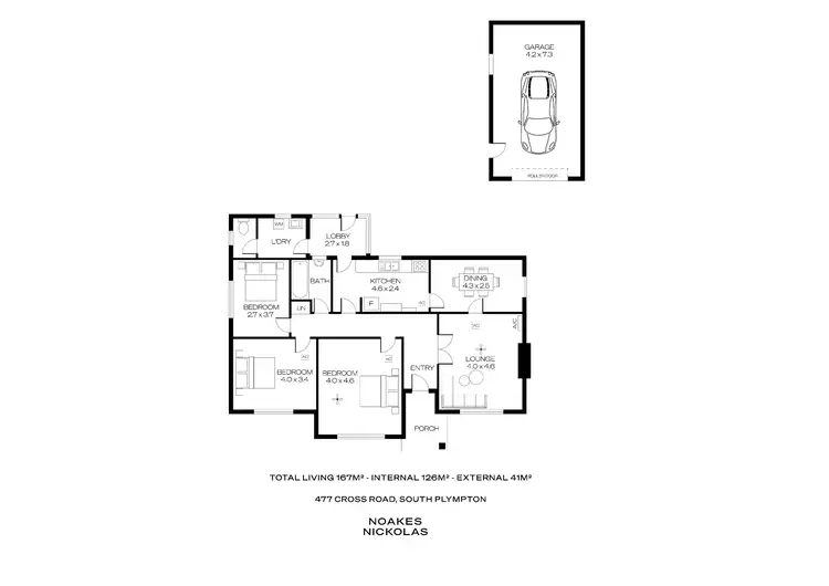 Floorplan of Homely house listing, 477 Cross Road, South Plympton SA 5038