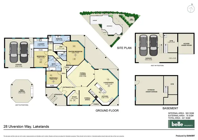 Floorplan of Homely house listing, 28 Ulverston Way, Lakelands NSW 2282