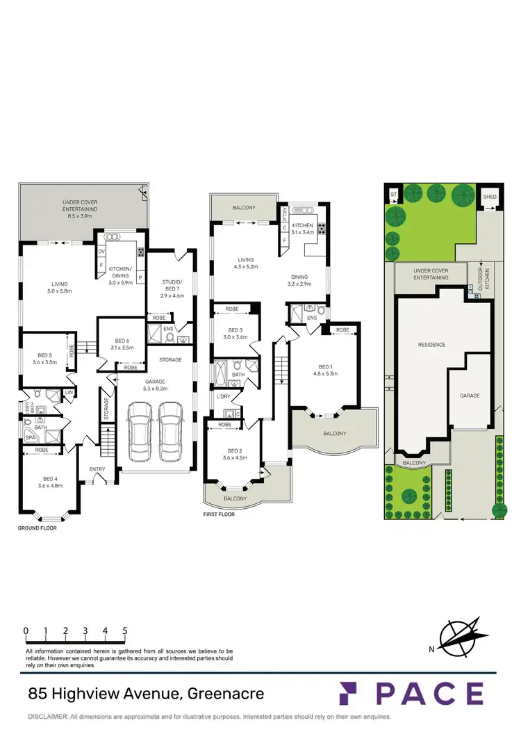 Floorplan of Homely house listing, 85 Highview Avenue, Greenacre NSW 2190