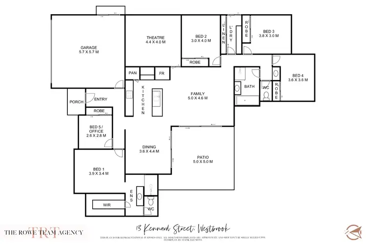 Floorplan of Homely house listing, 13 Kennard Street, Westbrook QLD 4350