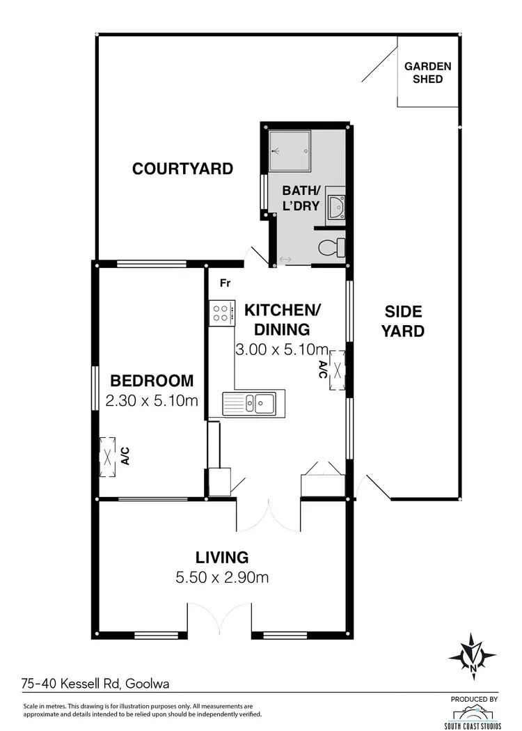 Floorplan of Homely house listing, 75/40 Kessell Road, Goolwa SA 5214