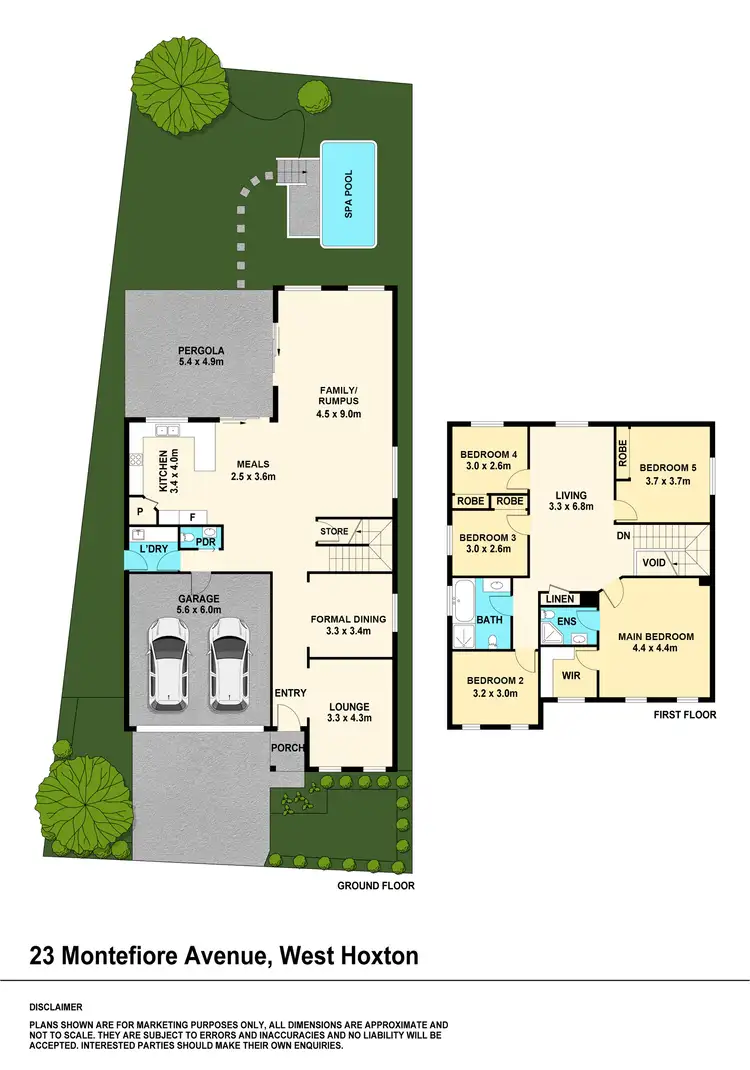 Floorplan of Homely house listing, 23 Montefiore Avenue, West Hoxton NSW 2171