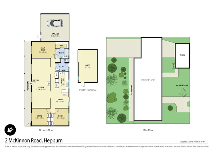 Floorplan of Homely house listing, 2 McKinnon Road, Hepburn VIC 3461