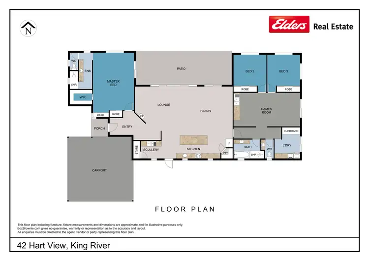 Floorplan of Homely house listing, 42 Hart View, King River WA 6330