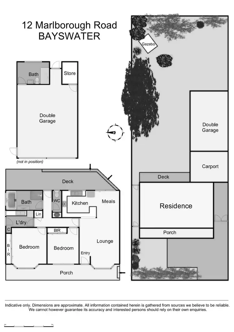 Floorplan of Homely house listing, 12 Marlborough Road, Bayswater VIC 3153