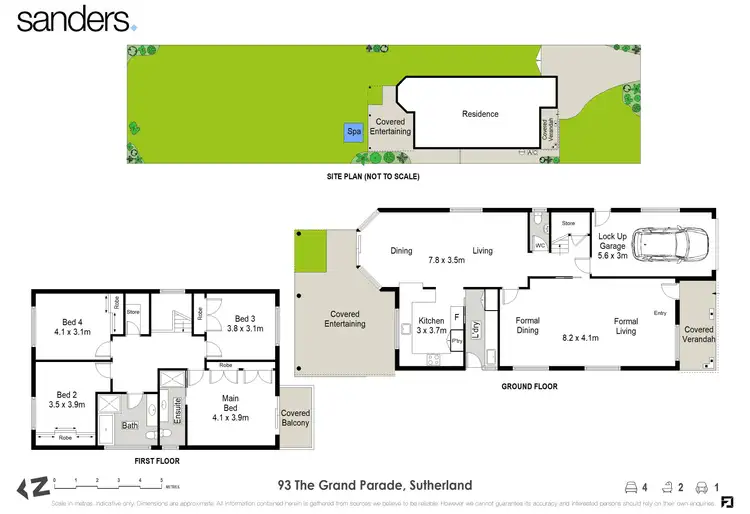 Floorplan of Homely house listing, 93 The Grand Parade, Sutherland NSW 2232