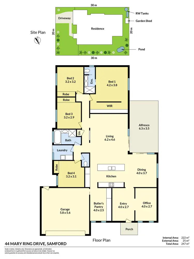 Floorplan of Homely house listing, 44 Mary Ring Drive, Samford Village QLD 4520
