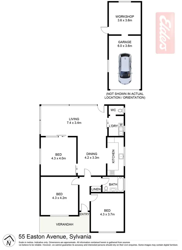 Floorplan of Homely house listing, 55 Easton Avenue, Sylvania NSW 2224