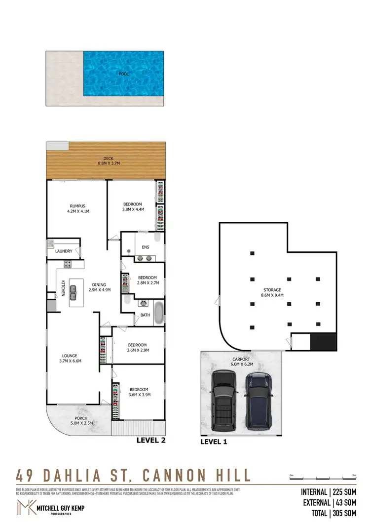 Floorplan of Homely house listing, 49 Dahlia Street, Cannon Hill QLD 4170