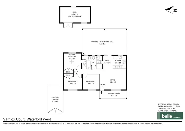 Floorplan of Homely house listing, 9 Phlox Court, Waterford West QLD 4133