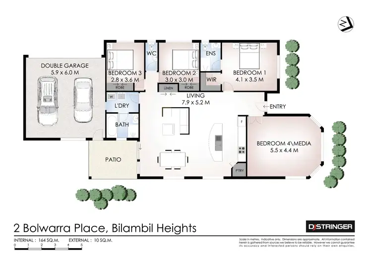 Floorplan of Homely house listing, 2 Bolwarra Place, Bilambil Heights NSW 2486