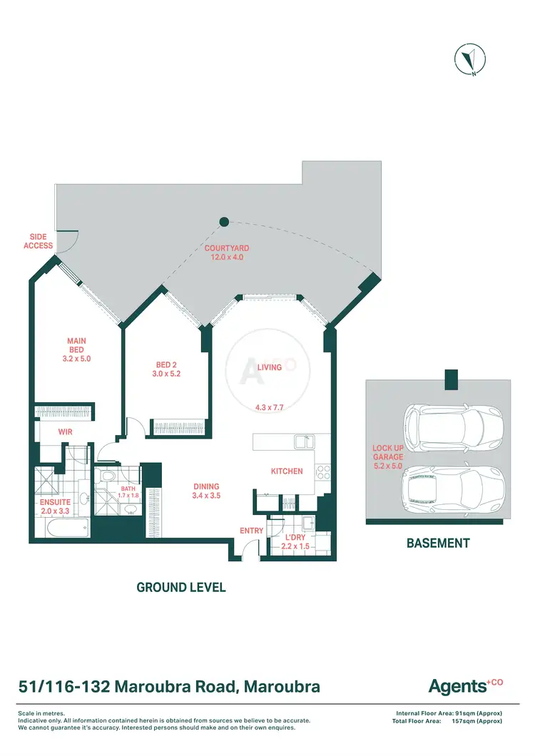 Floorplan of Homely apartment listing, 51/79-87 Boyce Road, Maroubra NSW 2035
