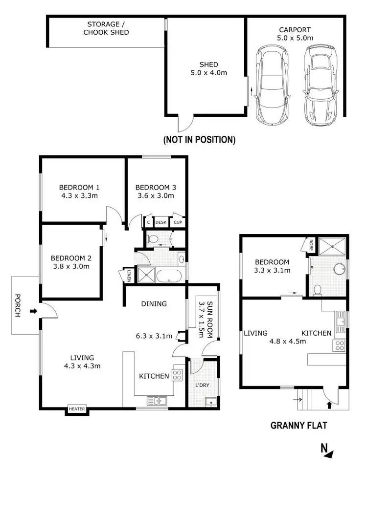 Floorplan of Homely house listing, 19 Morshead Court, White Hills VIC 3550