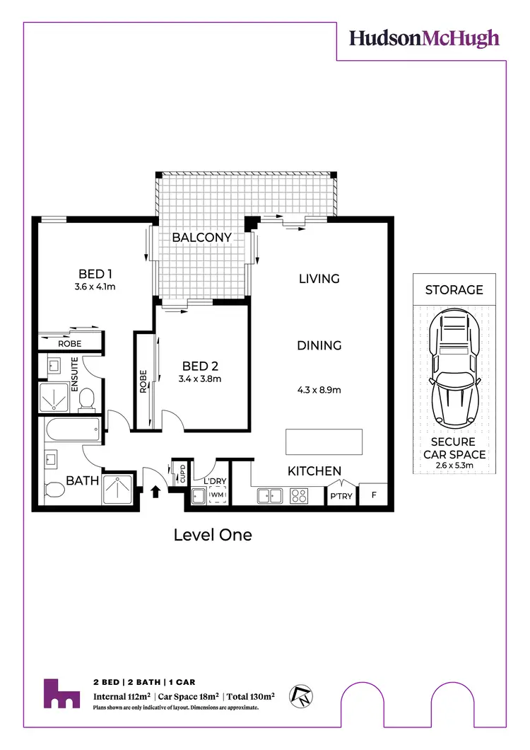 Floorplan of Homely apartment listing, 11/28 Gower Street, Summer Hill NSW 2130