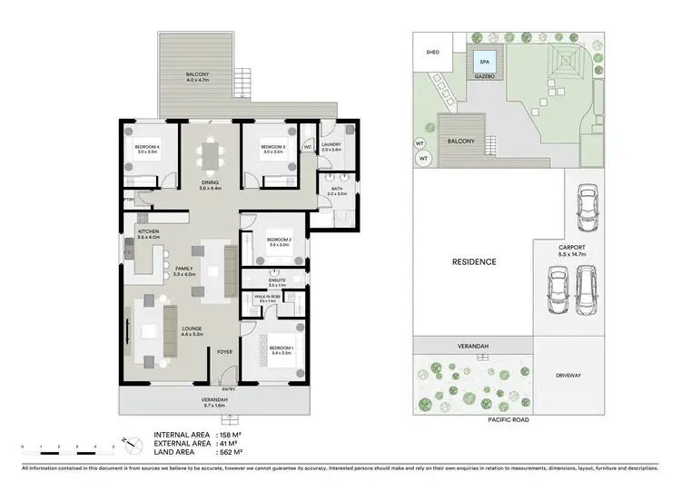 Floorplan of Homely house listing, 74 Pacific Road, Surf Beach NSW 2536