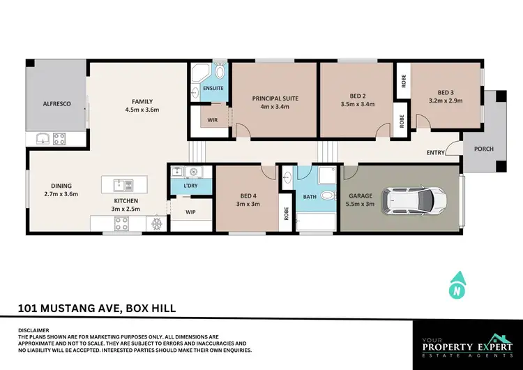 Floorplan of Homely house listing, 101 Mustang Avenue, Box Hill NSW 2765
